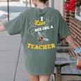 I Love Bee-Ing A Teacher Honey Bee Job Profession Women's Comfort Colors T-Shirt Back Print Moss I Love Bee-Ing A Teacher Honey Bee Job Profession Women's Comfort Colors T-Shirt Back Print Moss