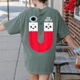 Magnet Science Pun T-Shirt For Geeks Science Teachers Women's Comfort Colors T-Shirt Back Print Moss Magnet Science Pun T-Shirt For Geeks Science Teachers Women's Comfort Colors T-Shirt Back Print Moss