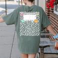 Matching Group Halloween Teacher Composition Book Notebook Women's Comfort Colors T-Shirt Back Print Moss Matching Group Halloween Teacher Composition Book Notebook Women's Comfort Colors T-Shirt Back Print Moss