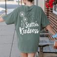 Matching Unity Day Orange Teacher Kindness Be Kind 2024 Women's Comfort Colors T-Shirt Back Print Moss