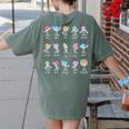 Math Equation Figures Algebra Dance Nerdy Teacher Joke For Men Women Girls Kids Women's Comfort Colors T-Shirt Back Print Moss
