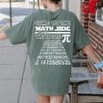 Come To The Math Side We Have Pie Shirt Pi Day Teacher Women's Comfort Colors T-Shirt Back Print Moss Come To The Math Side We Have Pie Shirt Pi Day Teacher Women's Comfort Colors T-Shirt Back Print Moss