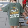 Math Teacher For Algebra Lovers Mathematics Women's Comfort Colors T-Shirt Back Print Moss Math Teacher For Algebra Lovers Mathematics Women's Comfort Colors T-Shirt Back Print Moss