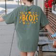 Math Teacher Halloween Mathematician Math Lover Boo Women's Comfort Colors T-Shirt Back Print Moss Math Teacher Halloween Mathematician Math Lover Boo Women's Comfort Colors T-Shirt Back Print Moss