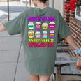 Math Teacher My Jam Here To Spread Mathematics Humor Women's Comfort Colors T-Shirt Back Print Moss Math Teacher My Jam Here To Spread Mathematics Humor Women's Comfort Colors T-Shirt Back Print Moss