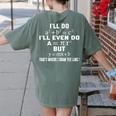 Math Teacher Joke Men Women Fun Best Math Quotes Math Women's Comfort Colors T-Shirt Back Print Moss