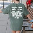 Math Teacher Jokes Women's Comfort Colors T-Shirt Back Print Moss Math Teacher Jokes Women's Comfort Colors T-Shirt Back Print Moss