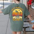Math Teacher Shirt Math Teachers Love Brains Halloween Math For Men Women Women's Comfort Colors T-Shirt Back Print Moss