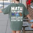 Mathematics Teachers Math Teacher For Men Women Women's Comfort Colors T-Shirt Back Print Moss Mathematics Teachers Math Teacher For Men Women Women's Comfort Colors T-Shirt Back Print Moss