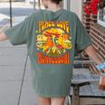Montessori School Montessori Teacher Peace Love Montessori For Men Women Women's Comfort Colors T-Shirt Back Print Moss