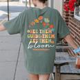 Montessori Teacher Women's Comfort Colors T-Shirt Back Print Moss Montessori Teacher Women's Comfort Colors T-Shirt Back Print Moss