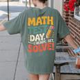 Motivational Math Test Day Shirt Testing Shirts For Teachers Women's Comfort Colors T-Shirt Back Print Moss Motivational Math Test Day Shirt Testing Shirts For Teachers Women's Comfort Colors T-Shirt Back Print Moss