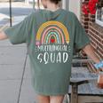 Multilingual Squad Multilingual Teacher Appreciation Kids Women's Comfort Colors T-Shirt Back Print Moss Multilingual Squad Multilingual Teacher Appreciation Kids Women's Comfort Colors T-Shirt Back Print Moss