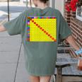 Multiplication Table Chart Math Shirt Teacher Student Outfit For Men Women Girls Kids Women's Comfort Colors T-Shirt Back Print Moss Multiplication Table Chart Math Shirt Teacher Student Outfit For Men Women Girls Kids Women's Comfort Colors T-Shirt Back Print Moss