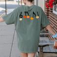 Music Notes Pumpkin Music Teacher Musician Fall Halloween Men Women Kids Women's Comfort Colors T-Shirt Back Print Moss Music Notes Pumpkin Music Teacher Musician Fall Halloween Men Women Kids Women's Comfort Colors T-Shirt Back Print Moss