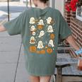 Music Teacher Orchestra Shirt Spooky Halloween Ghost Band Women's Comfort Colors T-Shirt Back Print Moss Music Teacher Orchestra Shirt Spooky Halloween Ghost Band Women's Comfort Colors T-Shirt Back Print Moss