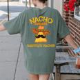Nacho Average Substitute Teacher Mexican Cinco De Mayo Men Women Women's Comfort Colors T-Shirt Back Print Moss