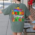 Nacho Average Teacher Mexican Teacher Cinco De Mayo Fiesta Men Women Girls Kids Women's Comfort Colors T-Shirt Back Print Moss Nacho Average Teacher Mexican Teacher Cinco De Mayo Fiesta Men Women Girls Kids Women's Comfort Colors T-Shirt Back Print Moss
