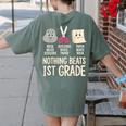 Nothing Beats 1st Grade Back To School Kids Teachers Women's Comfort Colors T-Shirt Back Print Moss Nothing Beats 1st Grade Back To School Kids Teachers Women's Comfort Colors T-Shirt Back Print Moss