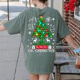 Oh Chemistree Scientist Chemical Christmas Xmas Teacher Women's Comfort Colors T-Shirt Back Print Moss Oh Chemistree Scientist Chemical Christmas Xmas Teacher Women's Comfort Colors T-Shirt Back Print Moss