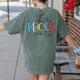 Oh The Places We Will Go Reading Day Book Lovers Teachers Women's Comfort Colors T-Shirt Back Print Moss Oh The Places We Will Go Reading Day Book Lovers Teachers Women's Comfort Colors T-Shirt Back Print Moss