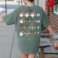Order Of Operations Math Teacher Christmas Women's Comfort Colors T-Shirt Back Print Moss Order Of Operations Math Teacher Christmas Women's Comfort Colors T-Shirt Back Print Moss