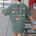 Order Of Operations Quiz Math Teacher Christmas Women's Comfort Colors T-Shirt Back Print Moss Order Of Operations Quiz Math Teacher Christmas Women's Comfort Colors T-Shirt Back Print Moss