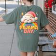 Pajama Day School Spirit Week Sleepy Cloud Teacher Student Women's Comfort Colors T-Shirt Back Print Moss Pajama Day School Spirit Week Sleepy Cloud Teacher Student Women's Comfort Colors T-Shirt Back Print Moss