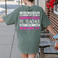 PE Teacher Shirt Physical Education Teacher Women's Comfort Colors T-Shirt Back Print Moss PE Teacher Shirt Physical Education Teacher Women's Comfort Colors T-Shirt Back Print Moss