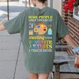 Some People Only Dream Of Meeting Art Teacher Teachers Women's Comfort Colors T-Shirt Back Print Moss Some People Only Dream Of Meeting Art Teacher Teachers Women's Comfort Colors T-Shirt Back Print Moss
