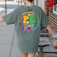Physical Education PE Instructor Coach Teacher Gym Women's Comfort Colors T-Shirt Back Print Moss Physical Education PE Instructor Coach Teacher Gym Women's Comfort Colors T-Shirt Back Print Moss