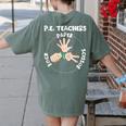 Physical Education PE Teacher Rock Paper Scissor Women's Comfort Colors T-Shirt Back Print Moss Physical Education PE Teacher Rock Paper Scissor Women's Comfort Colors T-Shirt Back Print Moss