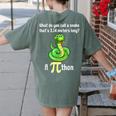 Pi Day Puns Pithon Math Teacher Jokes Women Men Kids Women's Comfort Colors T-Shirt Back Print Moss Pi Day Puns Pithon Math Teacher Jokes Women Men Kids Women's Comfort Colors T-Shirt Back Print Moss