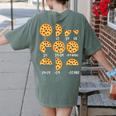 Pizza Slice Fraction Math Teacher Back To School Educational Women's Comfort Colors T-Shirt Back Print Moss Pizza Slice Fraction Math Teacher Back To School Educational Women's Comfort Colors T-Shirt Back Print Moss