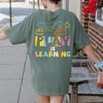 Play Is Learning Design T Designs For Teachers Preschool Women's Comfort Colors T-Shirt Back Print Moss Play Is Learning Design T Designs For Teachers Preschool Women's Comfort Colors T-Shirt Back Print Moss