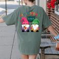 Poly-Gnome-Ials Algebra Teacher Calcul Teacher Women's Comfort Colors T-Shirt Back Print Moss