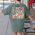 Pre K Back To School Teacher Student Men Women Kids Women's Comfort Colors T-Shirt Back Print Moss Pre K Back To School Teacher Student Men Women Kids Women's Comfort Colors T-Shirt Back Print Moss