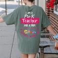 PreK Teacher Mom Shirt Preschool Teacher Mother For Women Women's Comfort Colors T-Shirt Back Print Moss