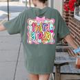Preppy Third Grade Back To School Teacher Girl Kid Women's Comfort Colors T-Shirt Back Print Moss Preppy Third Grade Back To School Teacher Girl Kid Women's Comfort Colors T-Shirt Back Print Moss