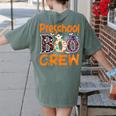 Preschool Boo Crew Preschool Halloween Teacher Women's Comfort Colors T-Shirt Back Print Moss Preschool Boo Crew Preschool Halloween Teacher Women's Comfort Colors T-Shirt Back Print Moss