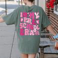 In My Preschool Era Teachers Women Back To School Kids Girls Women's Comfort Colors T-Shirt Back Print Moss In My Preschool Era Teachers Women Back To School Kids Girls Women's Comfort Colors T-Shirt Back Print Moss