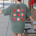 Preschool Is My Jam Strawberry Teacher First Day Of School Women's Comfort Colors T-Shirt Back Print Moss Preschool Is My Jam Strawberry Teacher First Day Of School Women's Comfort Colors T-Shirt Back Print Moss