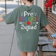 Preschool Squad Preschool Teacher Student Women's Comfort Colors T-Shirt Back Print Moss Preschool Squad Preschool Teacher Student Women's Comfort Colors T-Shirt Back Print Moss