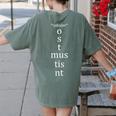 Present Active Conjugation Latin Teacher Latin Language Women's Comfort Colors T-Shirt Back Print Moss Present Active Conjugation Latin Teacher Latin Language Women's Comfort Colors T-Shirt Back Print Moss