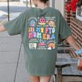 In My PTO Mom Parent Teacher Organization Back To School Women's Comfort Colors T-Shirt Back Print Moss