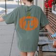 Pumpkin Pi Math Teacher Halloween Thanksgiving Day Costume Men Women Kids Women's Comfort Colors T-Shirt Back Print Moss Pumpkin Pi Math Teacher Halloween Thanksgiving Day Costume Men Women Kids Women's Comfort Colors T-Shirt Back Print Moss