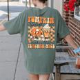 Pumpkin Spice Makes The Teacher Nice Teacher Graduation Women's Comfort Colors T-Shirt Back Print Moss Pumpkin Spice Makes The Teacher Nice Teacher Graduation Women's Comfort Colors T-Shirt Back Print Moss