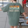 Read A Book Bruh Cool Ela English Teacher Reading Literature Women's Comfort Colors T-Shirt Back Print Moss Read A Book Bruh Cool Ela English Teacher Reading Literature Women's Comfort Colors T-Shirt Back Print Moss