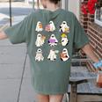 Read More Books Spooky Teacher Halloween Ghost Reading Book Women's Comfort Colors T-Shirt Back Print Moss Read More Books Spooky Teacher Halloween Ghost Reading Book Women's Comfort Colors T-Shirt Back Print Moss