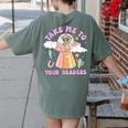 Take Me To Your Readers Alien Teacher Halloween Literacy Women's Comfort Colors T-Shirt Back Print Moss Take Me To Your Readers Alien Teacher Halloween Literacy Women's Comfort Colors T-Shirt Back Print Moss
